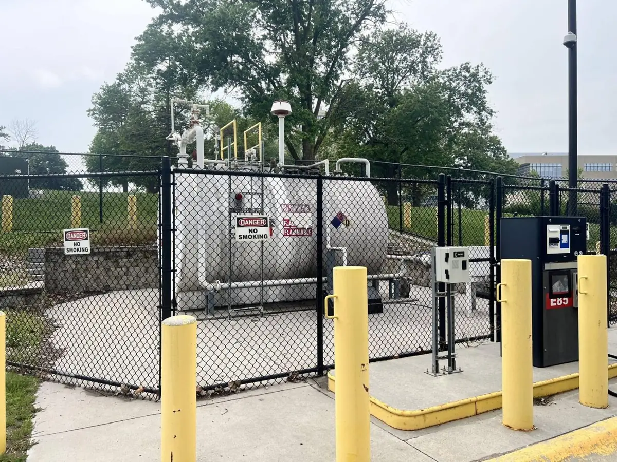 Fuel station site work